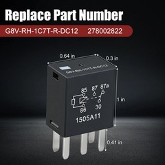 Set of 4 5Pins Multi-Purpose Relay for 2008+ Sea-Doo GTI GTR GTS GTX RXP RXT