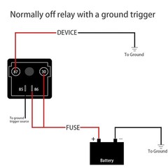 200 Amp 12V SPST Relay Heavy Duty Quick Connect for High Power Applications