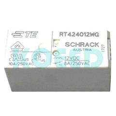 1PCS TYCO RT424012WG 12VDC Power Relay 8Pins