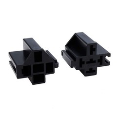 5 Pin 12V Car Relay Socket 30A/40A Pack of 5 with Copper Contact