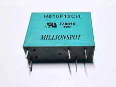 H810F12CH MILLIONSPOT Power Relay 12VDC SPDT 1FormC 10A 250VAC/30VDC 5-Pin