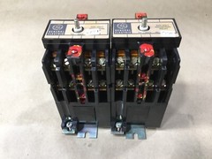 Lot Of 2 General Electric CR120B 080** Industrial Relays Relay 120/110V #02F82
