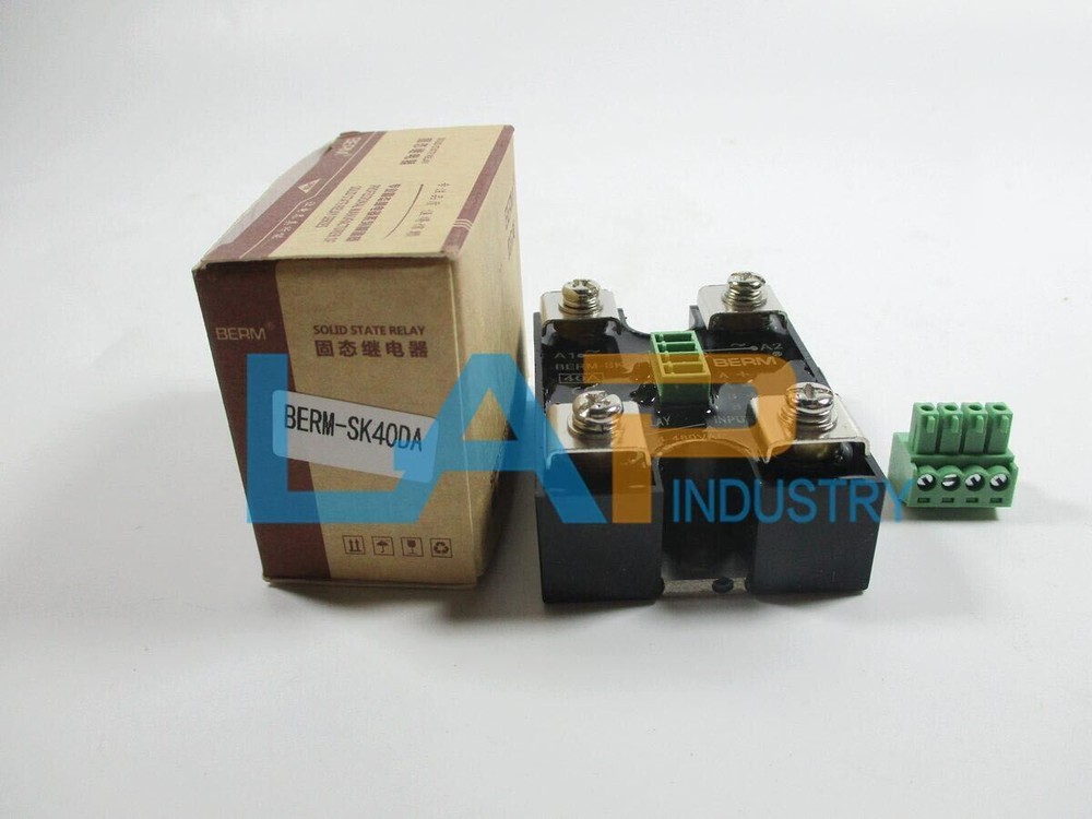 1Pcs For BERM single phase solid state relay dual channel control BERM-SK40DA