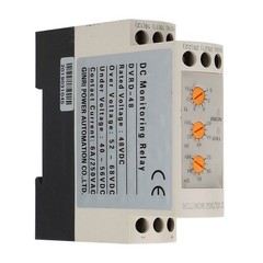 DC 48V DVRD Over Voltage And Under Voltage Protection Relay DC Voltage Monitor
