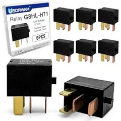 6PCS Automotive Relay, 12VDC, Compatible for 2003-2014 Acco Number of Items: 6
