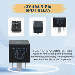 P6SDT FOAB-14B192-AA Relay – 40A 12VDC 5-Pin Relay for Ford Ford F-150