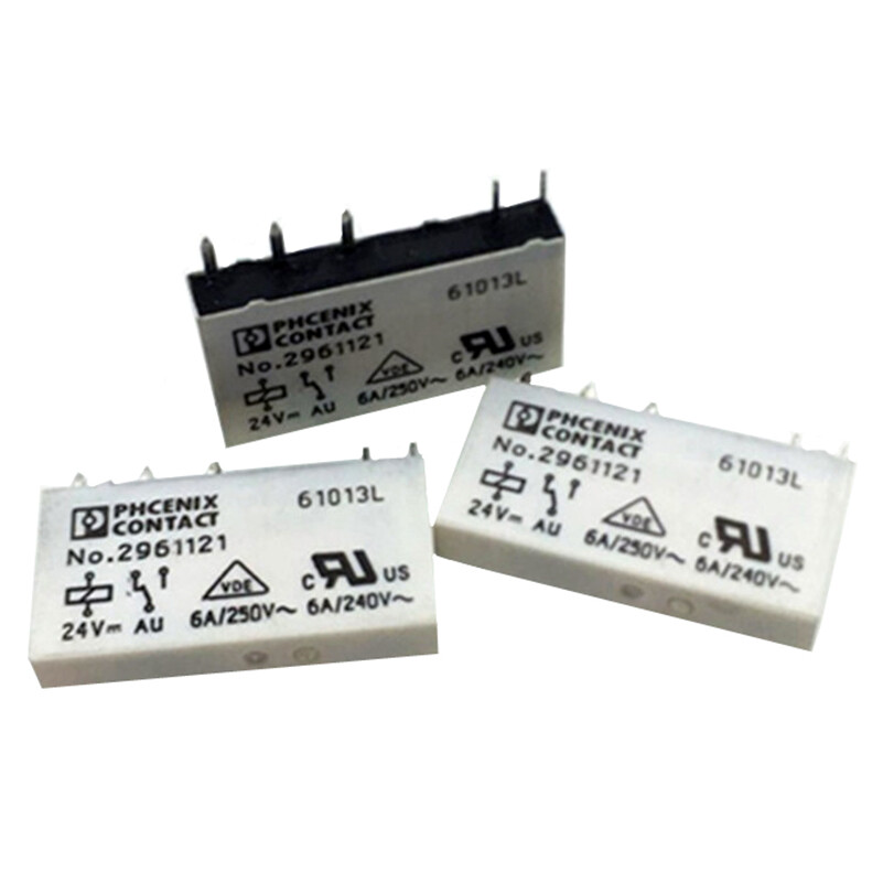 10Pieces Phoenix No.2961121 24VDC Power Relay 5Pins