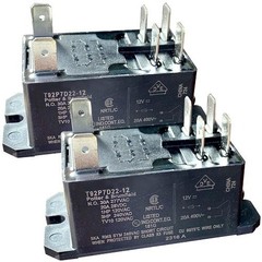 T92P7D22 12V 30A Power Relay 2 Pack DPST NO 6 Pin TE Potter Brumfield HVAC AC