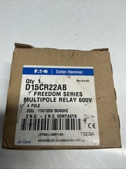 Eaton Cutler-Hammer D15CR22AB Freedom Series 4 Pole Relay. Z-700