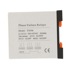 TG30S 220-440V AC Mini 3-Phase Sequence Relay Protector Voltage Phase Protective