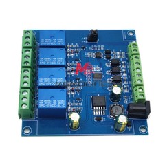 1-10PCS Modbus RTU DC7-24V 4 Channel Relay Control Switch RS485/TTL UART Module