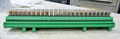 💥ASCO 24 CHANNEL RELAY MODULE 5600597 W/ 24 OMRON 24 VDC RELAYS G2R-1-S