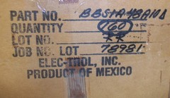 QTY (10) BBS1A48A10 ELEC-TROL 48Vdc SPST-NO SIP REED RELAYS HE3321A4800 TYPE