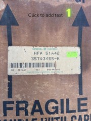 GE General Electric Multi Contact Auxiliary Relay HFA51A42