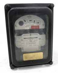 GE 700X63G241 2 Stator Watthour Meter Relay 3PH DS-63 Watt Hour 3000:5 5:1 120V