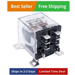 DC 12V Coil Voltage 30A DPDT 2NO+2NC General Purpose High Power Relay 8 Pin