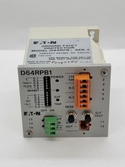 Eaton D64RPB1 Ground Fault Protection Relay 8A 250VAC Series A Din Rail
