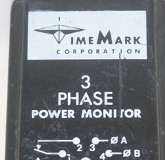 Time Mark Corporation Black A258B 3-Phase Power Monitor