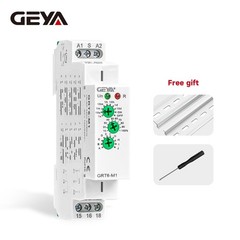 GEYA MultifunctionTimer Relay switch 10 Funcitons Time Delay Relay AC/DC24V-240V
