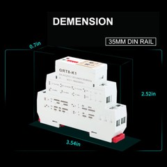 GEYA Digital Setting On Off Delay Multifunction Timer Relay AC DC 12/24/110/220V