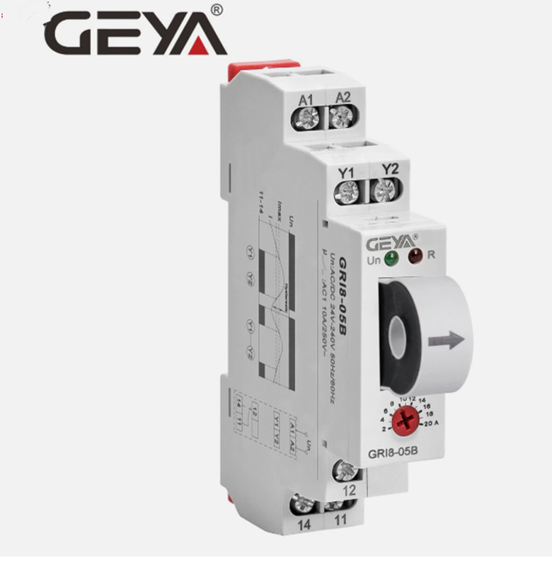 1pcs NEW GEYA AC detection relay 2A-20A GRI8-05B