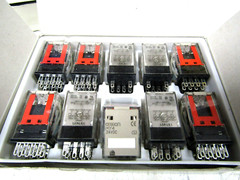 👀 10) NEW OMRON MY4 RELAY 24 VDC 1574Y1 BOX OF 10