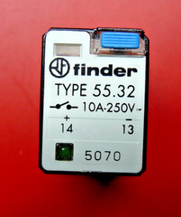 Finder Type: 55.32.9.024.5070 1 A-250 GENERAL PURPOSE RELAY NEW & ORIGINAL PACKAGING