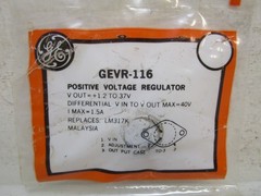 2 NEW GE GEVR-116 POSITIVE VOLTAGE REGULATOR