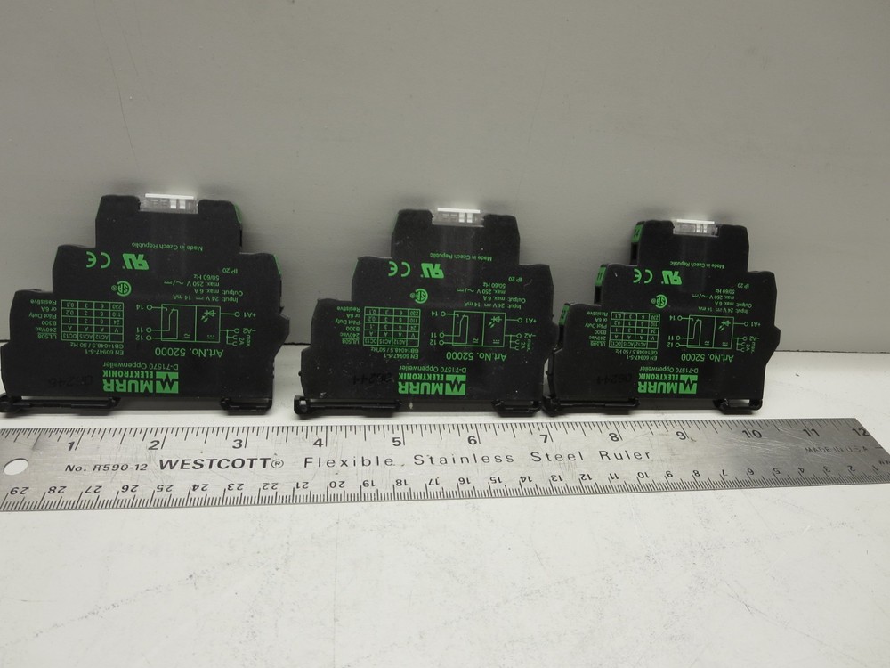 Murr Elektronik, Art. # 52000, D-71570 Series, Output Relay (Connector Module)