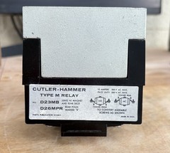 Eaton Cutler Hammer D23MB D26MPR Type M Relay