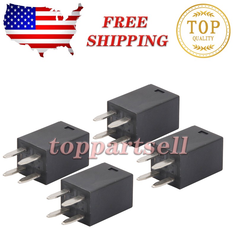 For Song Chuan 4Pin 4X Automotive Purpose Relays 303-1AH-C-R1-U01-12VDC SPNO 20A