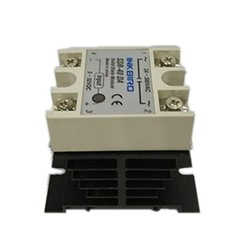 Inkbird Solid State Relay 40DA DC SSR Black Heat Sink for PID Thermostat