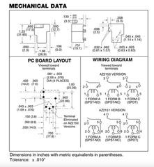 AMERICAN ZETTLER AZ2150-1A-15DEF 15VDC COI, 40A, MINI Power Relay, Relay,…