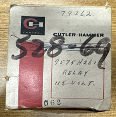 CUTLER-HAMMER 9575H2612A RELAY 12A 600V 2P 1/2HP 120V 2HP 240V 1PH *NEW IN BOX*