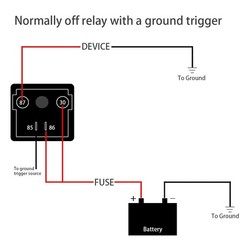 Relay 120A, 12V Continuous Duty SPST 4pin High Power Relay