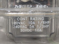 NEW MSD Inc. 314XCX199 General Purpose Relay 120V