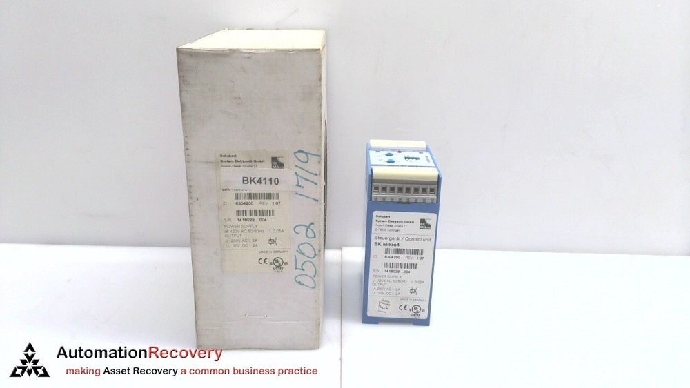 MSC BK MIKRO 4, CONTROL UNIT, BK4110, NEW #305239