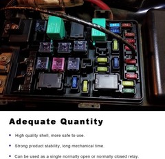 30A Heavy Duty Waterproof Automotive Relays, 4 PCS for Reliable Performance