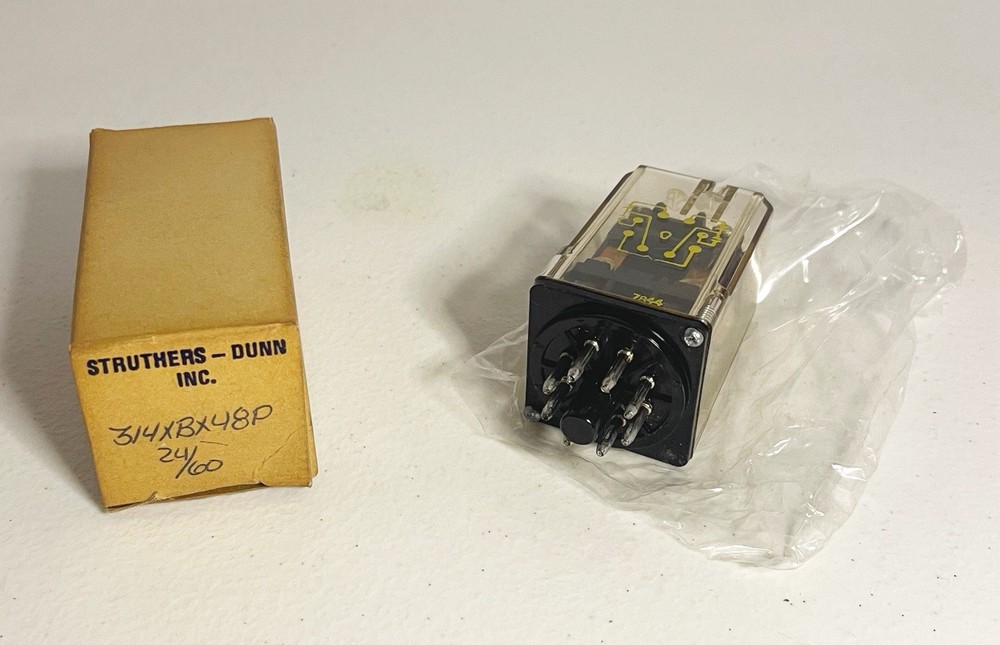 Struthers & Dunn 314XBX 48 P Relay 24V 60Hz New