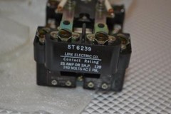 ONE NEW LINE ELECTRIC RELAY ST6239 25AMP.