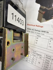 Furnas 47AB10B Control Pump Motor Alternator Alternating Relay 110/120 VAC Coil