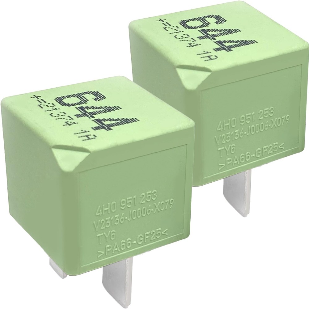 2-Piece Set 4H0 951 253 V23136-J0006-X079 Powertrain Control Module Relay 644