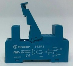 95.85.3 FINDER Relay Socket, DIN Rail, Panel, Screw, 8 Pins, 10 A, 250 V (22)
