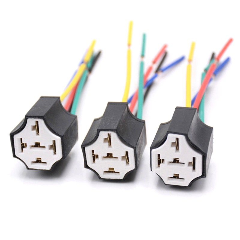 Automotive Ceramic Relay Holder Seat High Temperature Relay Connector With P BL