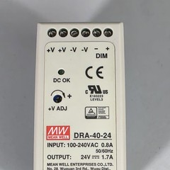 MEAN WELL Power supply DRA-40-24V 40W INPUT 100-240VAC NIB