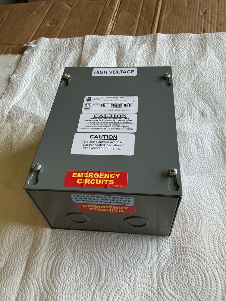 Lighting Control & Design # GR2001 E/S-277 DUAL / EMERGENCY SHUNT, AUTO RELAY.