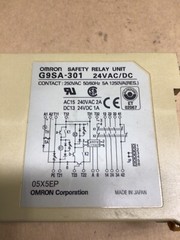 Omron G9SA-EX301 Safety Relay Unit 250VAC 50/60Hz 5A #4037F302