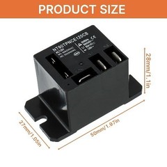 1 Pack NT90 AC120V 10X Power Relay AC 120V Coil 30A 40A SPDT 1NO 1NC Mini Relay