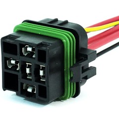 Delphi 5 Pin Harness Mount 10″ Lead 46 Amp Weatherproof Automotive Connector
