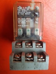 Qty 2 POTTER & BRUMFIELD KUP-14A45-120 Relays with P&B 27E893 Bases